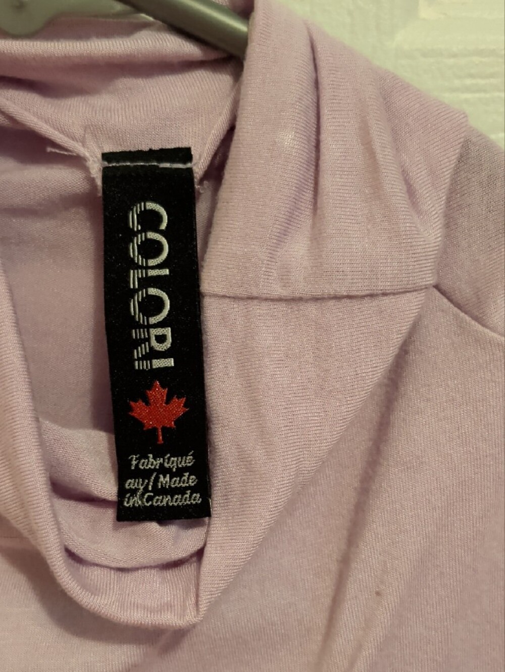 Sleeveless Mock Neck Top in Light Lavender - Picture 2 of 3